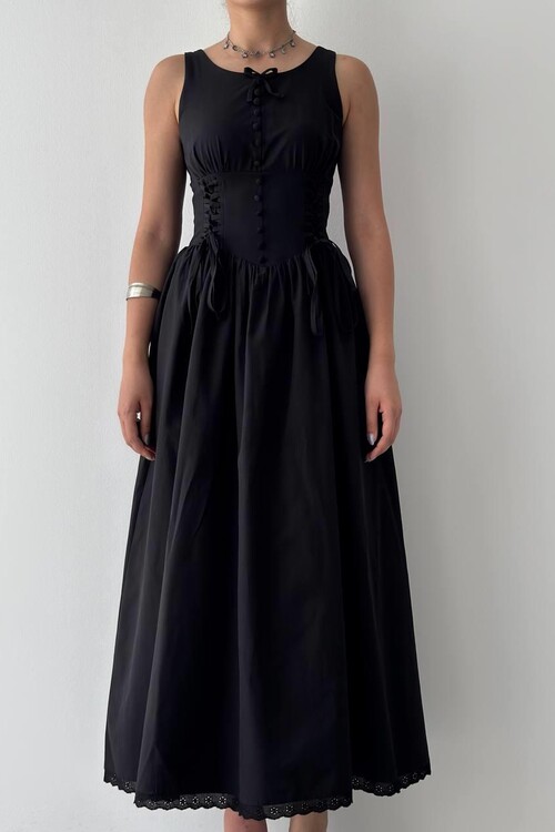 Lulo Lace Detailed Dress