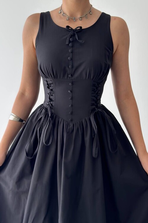 Lulo Lace Detailed Dress