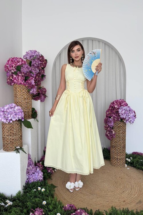 Lulo Bağcık Detaylı Elbise