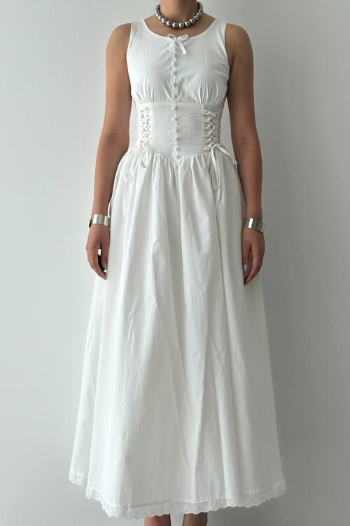 Lulo Bağcık Detaylı Elbise