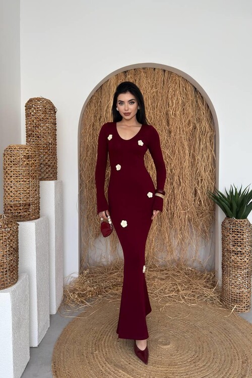 Major Flower Detailed Dress