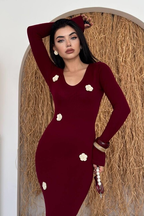 Major Flower Detailed Dress