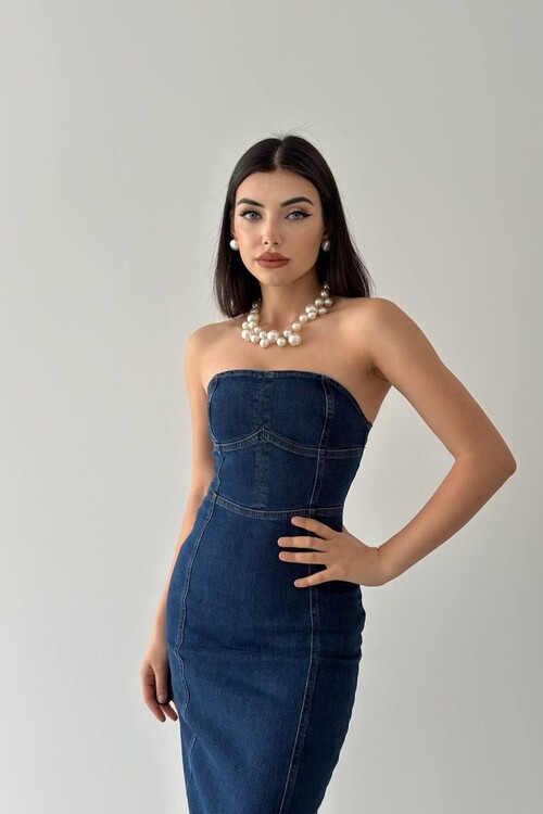 Masi Straplez Elbise