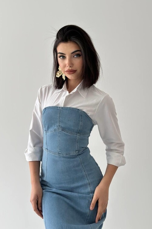 Masi Straplez Elbise