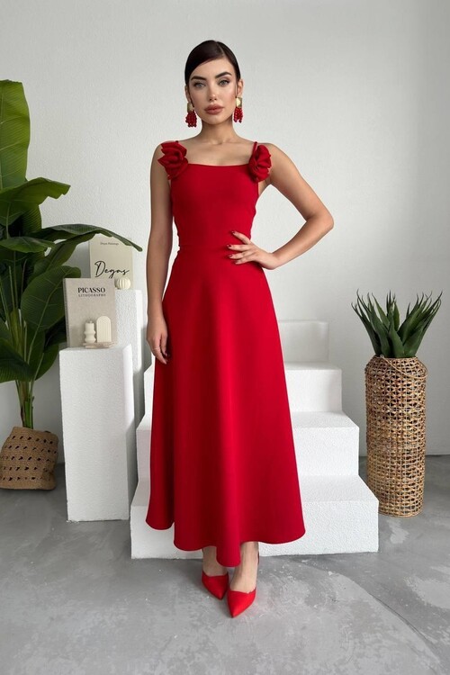 Matilda Rose Rope Strap Dress