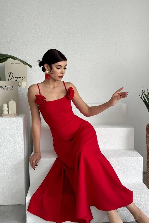 Matilda Rose Rope Strap Dress