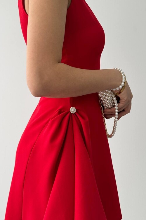 More Pearl Detailed Dress