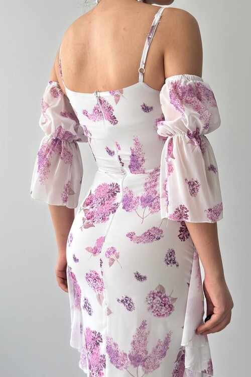 Mugo Fırfırlı Elbise