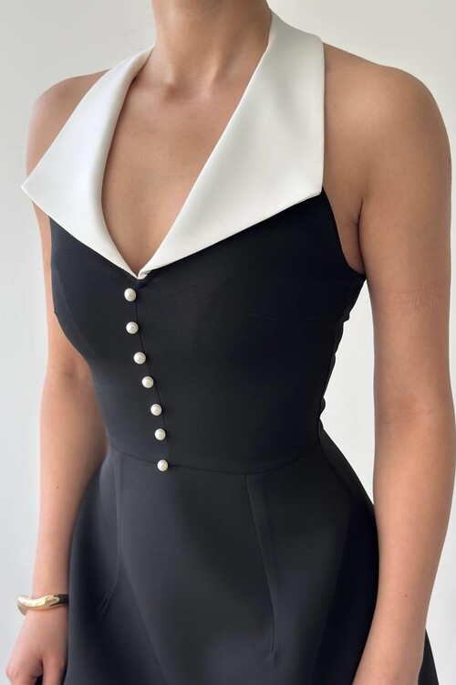 Nagi Pearl Detailed Dress