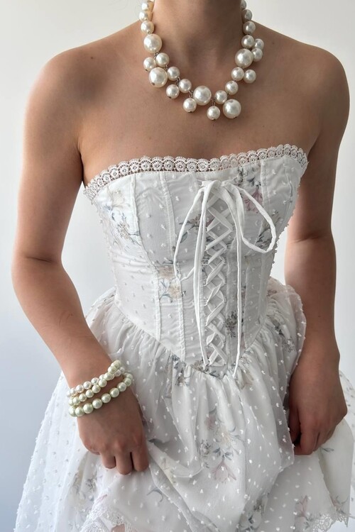 NEO STRAPLEZ ELBİSE