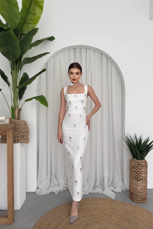 Ners Stone Detailed Dress