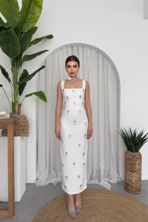 Ners Stone Detailed Dress