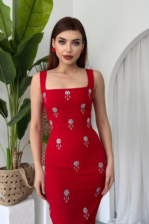 Ners Stone Detailed Dress