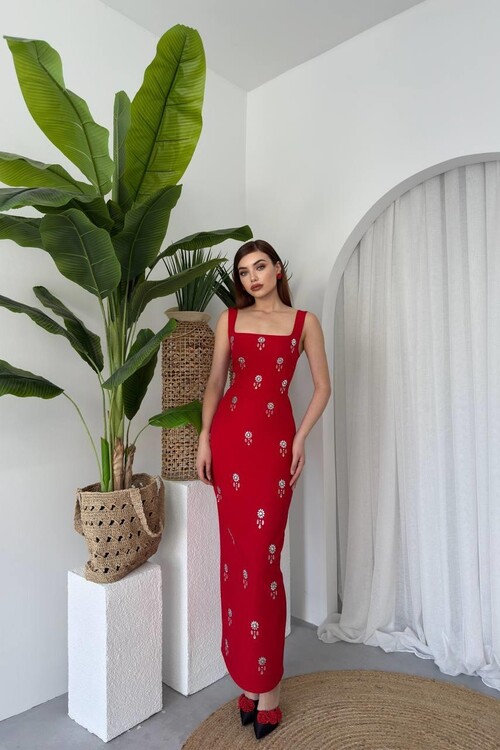 Ners Stone Detailed Dress