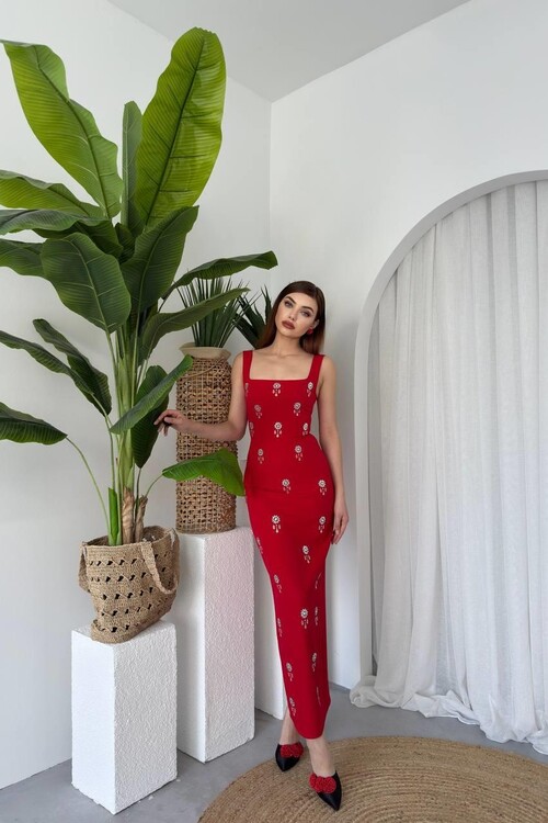 Ners Stone Detailed Dress