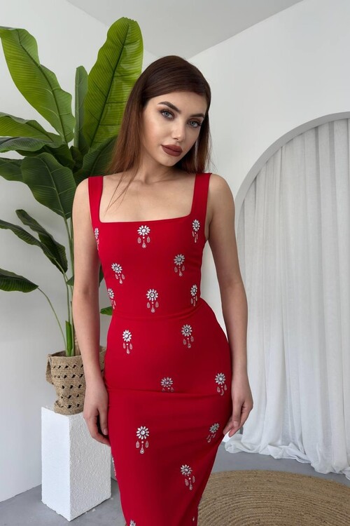 Ners Stone Detailed Dress