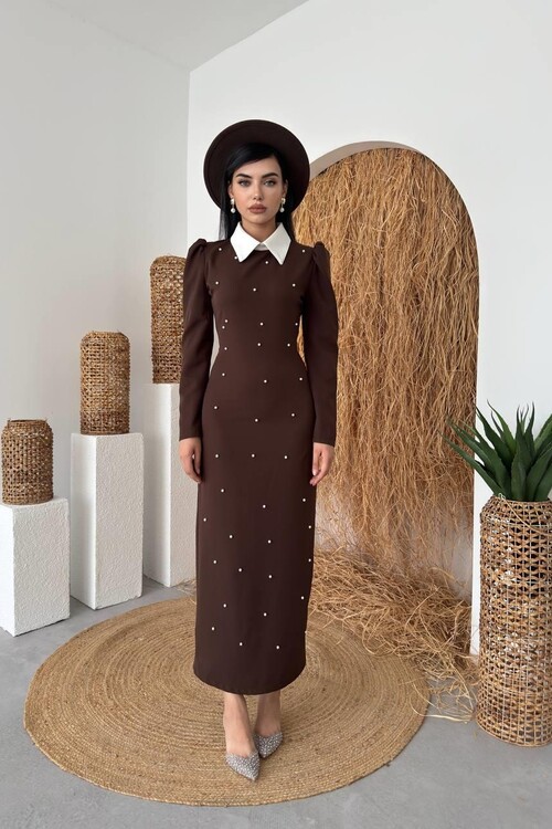 Noi İnci Detaylı Elbise