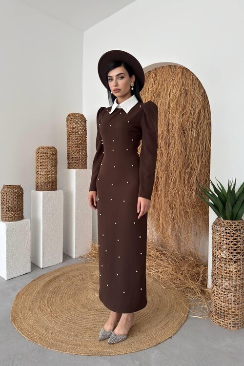 Noi İnci Detaylı Elbise