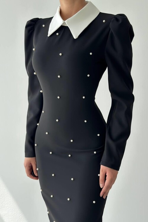 Noi Pearl Detailed Dress