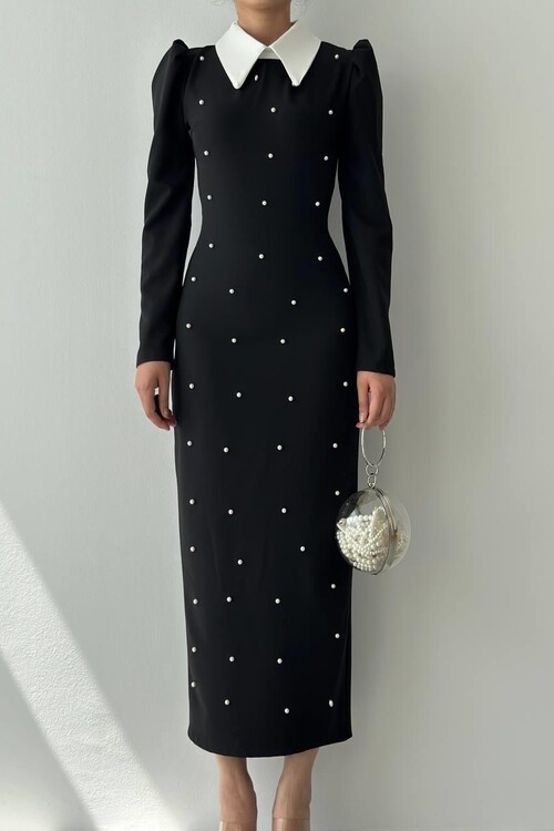 Noi Pearl Detailed Dress