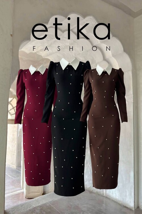 Noi Pearl Detailed Dress