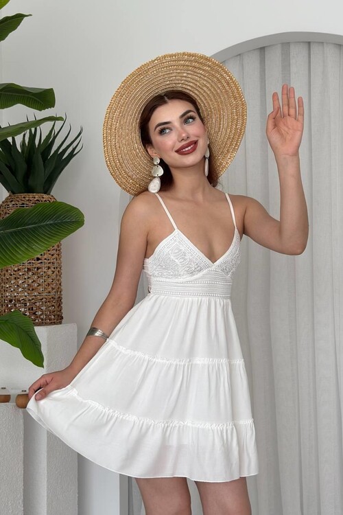 Nose İp Askılı Elbise