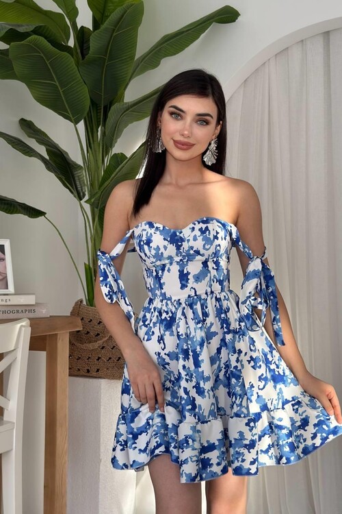 Orew Shoulder Tie Dress