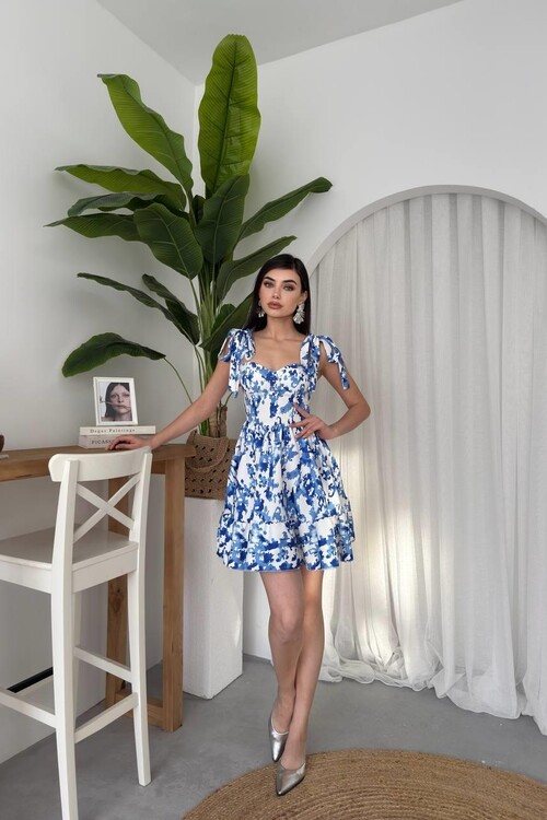 Orew Shoulder Tie Dress