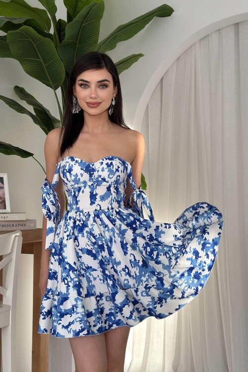 Orew Shoulder Tie Dress