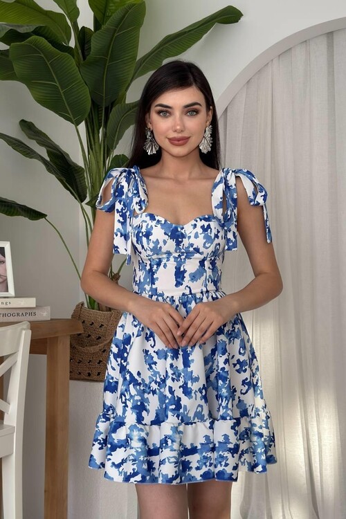 Orew Shoulder Tie Dress