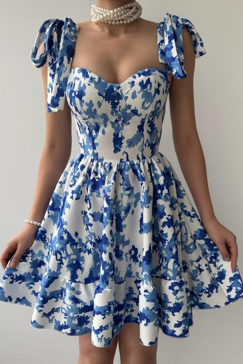 Orew Shoulder Tie Dress