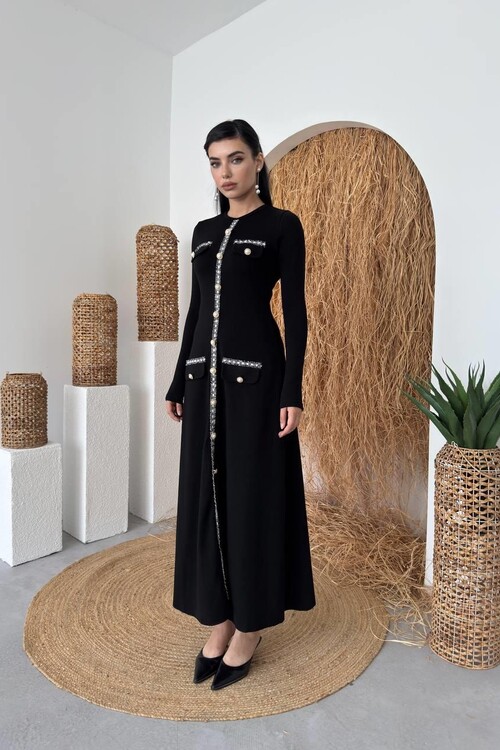 Orla Button Detailed Dress