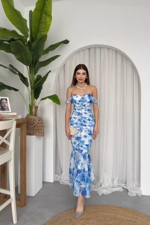 Peran Gathered Dress