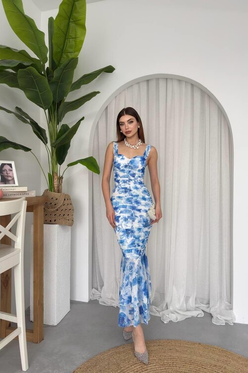 Peran Gathered Dress