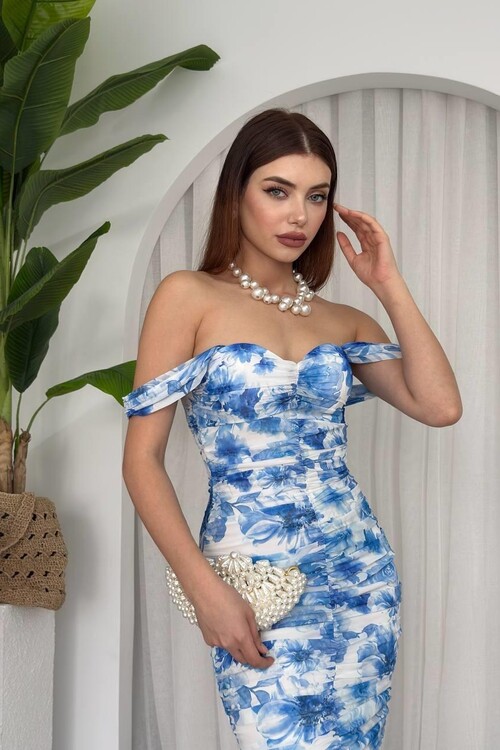 Peran Gathered Dress