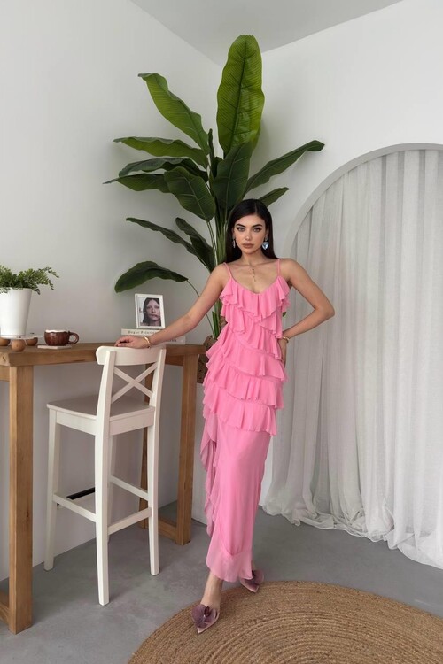 Ples Slit Detailed Dress