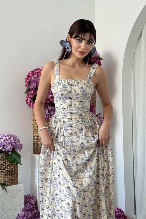 Pou Büzgülü Elbise