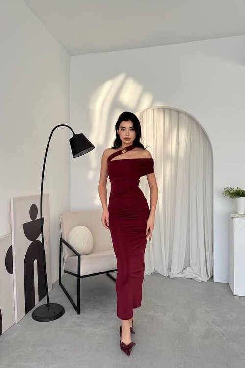 Reta Çapraz Omuz Elbise