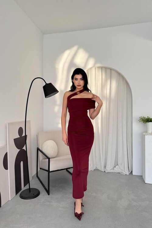 Reta Çapraz Omuz Elbise