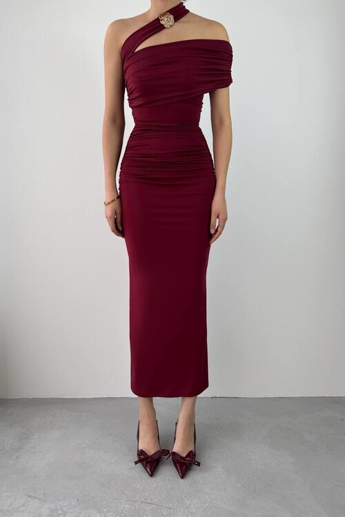 Reta Çapraz Omuz Elbise