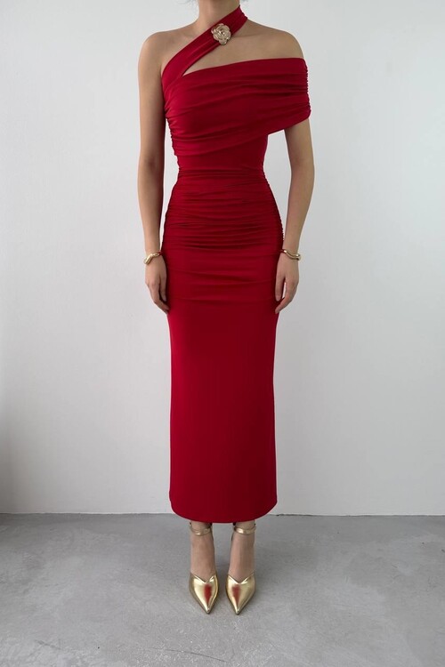 Reta Çapraz Omuz Elbise