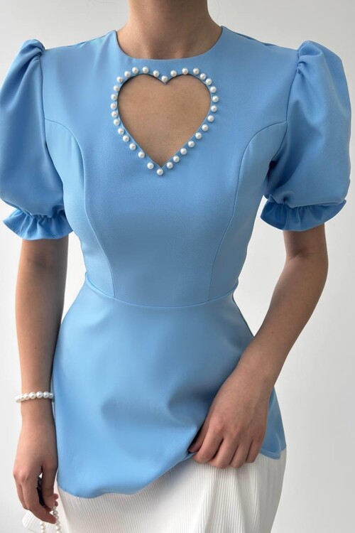 Safe Kalp Detaylı Elbise