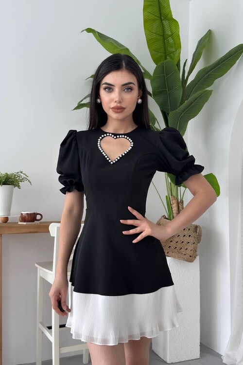 Safe Heart Detailed Dress