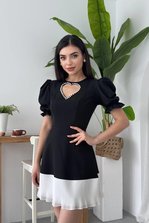 Safe Heart Detailed Dress