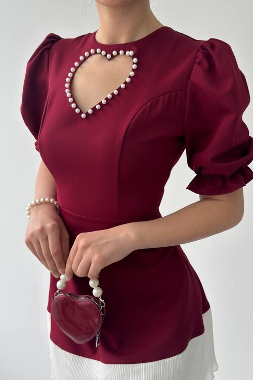 Safe Heart Detailed Dress