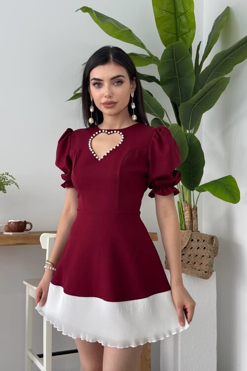 Safe Heart Detailed Dress