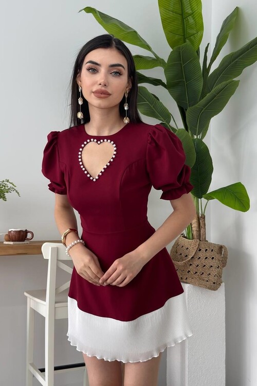 Safe Heart Detailed Dress