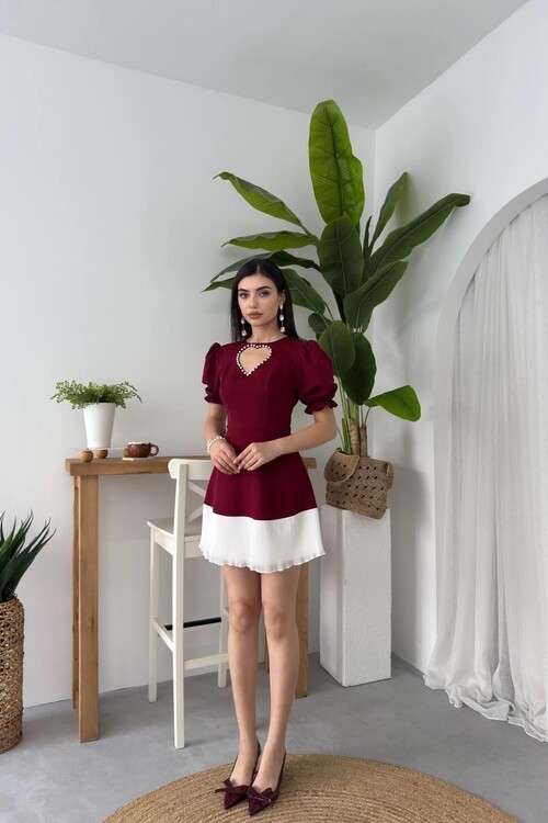 Safe Heart Detailed Dress