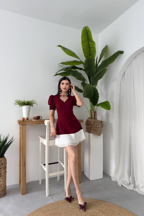 Safe Heart Detailed Dress