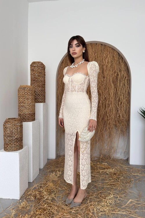 Siena Slit Detailed Dress